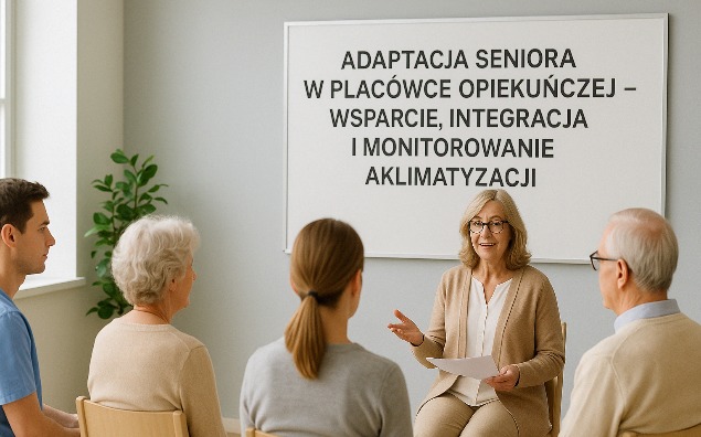 Adaptacja Seniora w placówce opiekuńczej – wsparcie, integracja i monitorowanie aklimatyzacji