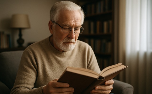 Czytanie książek i wierszy jako forma aktywności seniorów